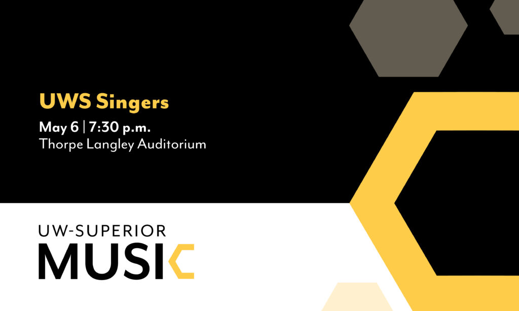UW-Superior Music Department to present Spring Concert and Senior Recognition