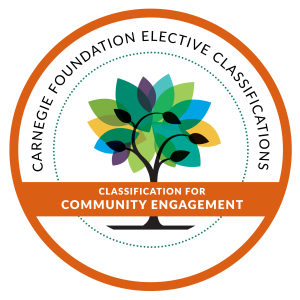 Carnegie Community Engagement Logo. Carnegie Foundation Elective Classifications. Classification for Community Engagement.