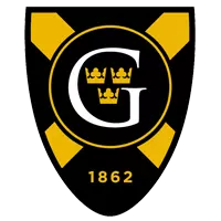 Black and gold shield-shaped logo with a large white G in the center, two gold crowns above and one below the G, gold triangles at the edges, and 1862 at the bottom.