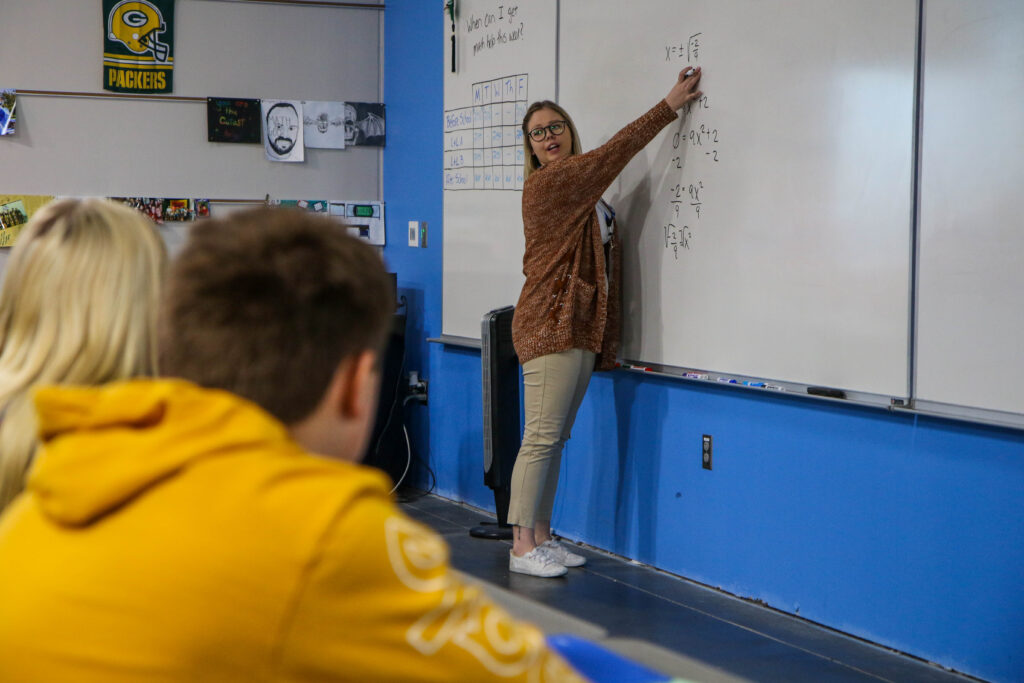 Student teaching middle school math