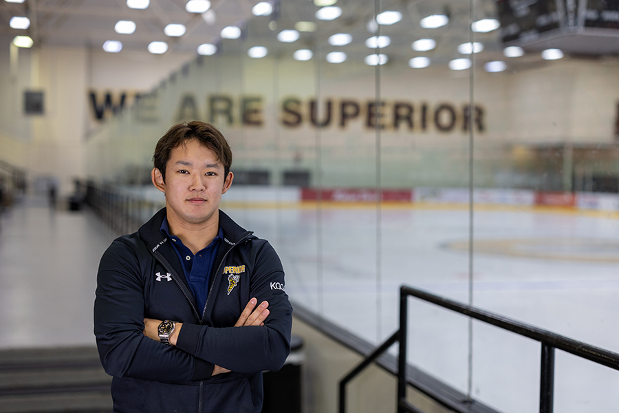 For University of Wisconsin-Superior freshman student Ikki Kogawa, it was a lengthy trip to arrive on campus this fall.