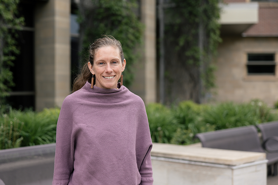 In her second time running in the 26.2-mile Grandma's Marathon race from Two Harbors to Duluth’s Canal Park, UW-Superior TRIO Student Support Services Academic Coach Jessie Pooler has juggled many obstacles to participate in the 48th annual event.