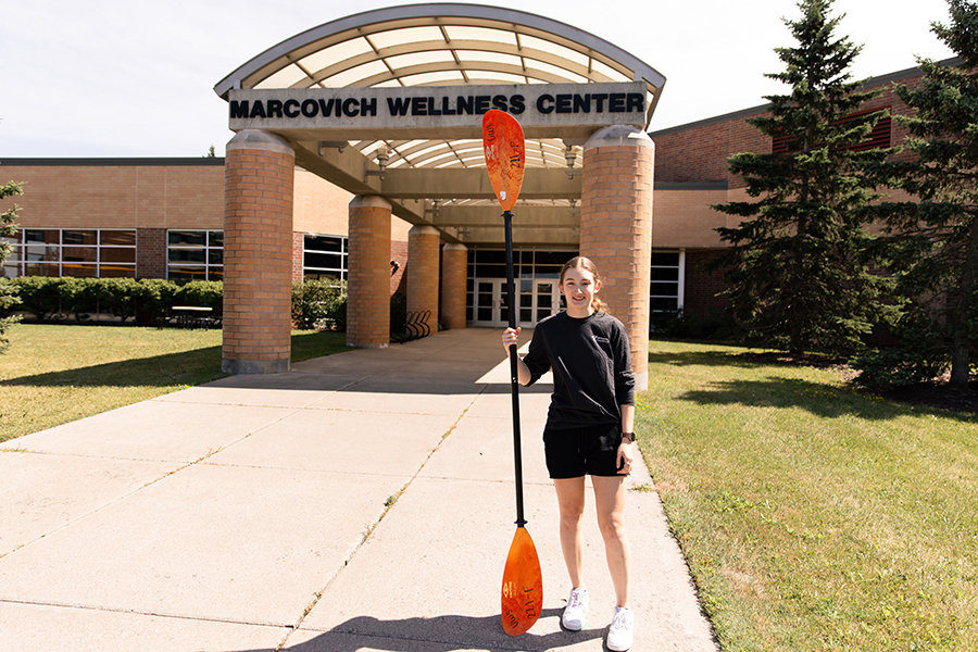 UW-Superior student and Community Paddle guide McKenna Nash
