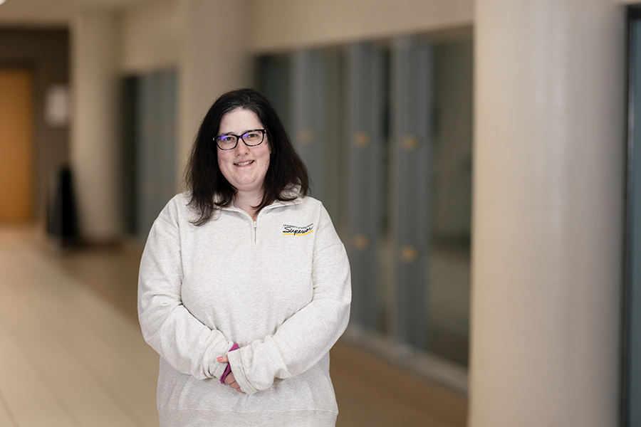 For Megan Glaser, the path to the University of Wisconsin-Superior was filled with twists and turns, but it’s a journey she is glad she traveled.