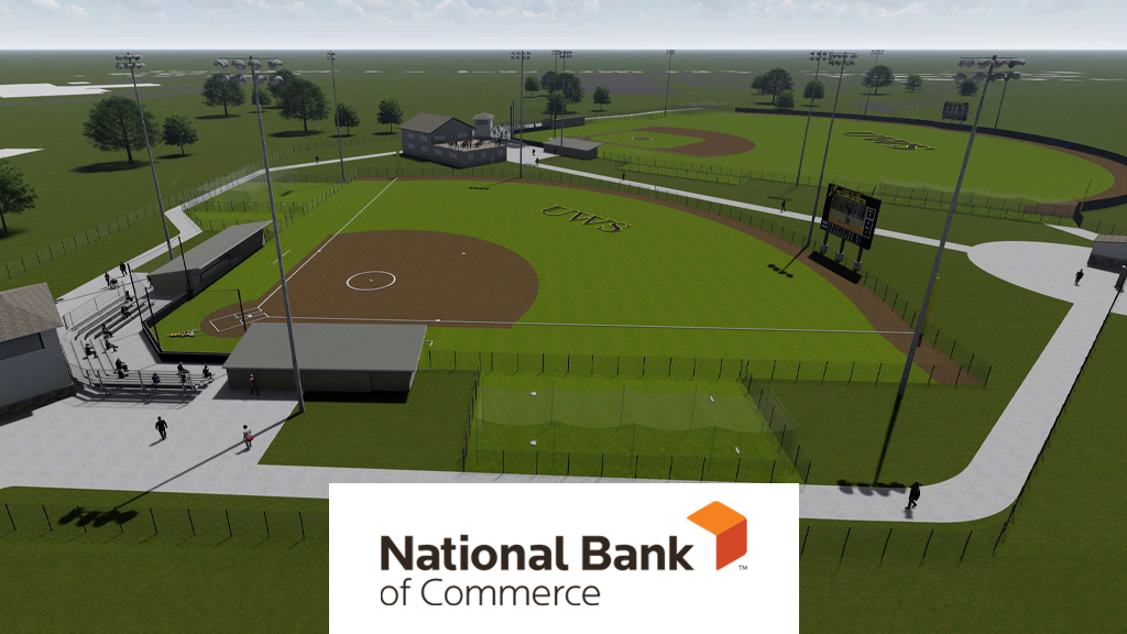 National Bank of Commerce ball park rendition