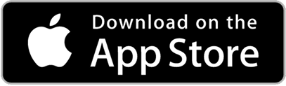 Black rectangular button with a white Apple logo on the left, featuring a handshake icon and the text Download on the App Store on the right, indicating an app is available for download on the Apple App Store.