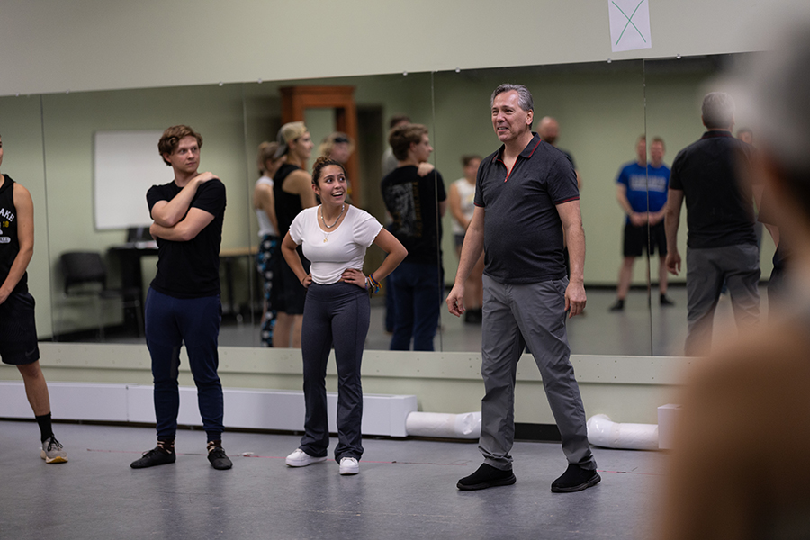 UW-Superior theatre students take part in masterclass with top fight director in preparation for upcoming production