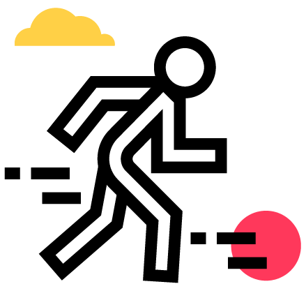 Running figure