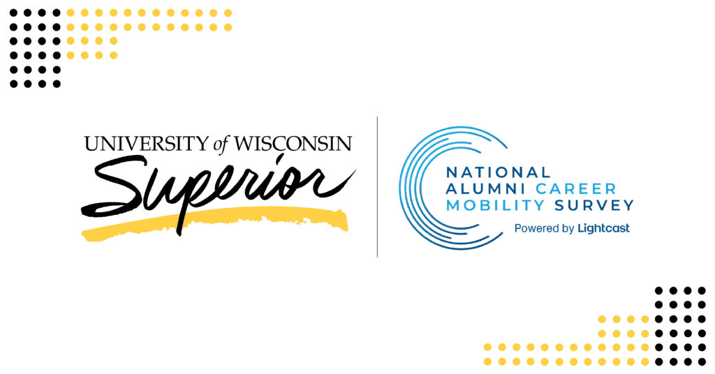 The University of Wisconsin-Superior Alumni & Friends Foundation and Career Services in the Link Center are partnering together with Lightcast to conduct the National Alumni Career Mobility Survey